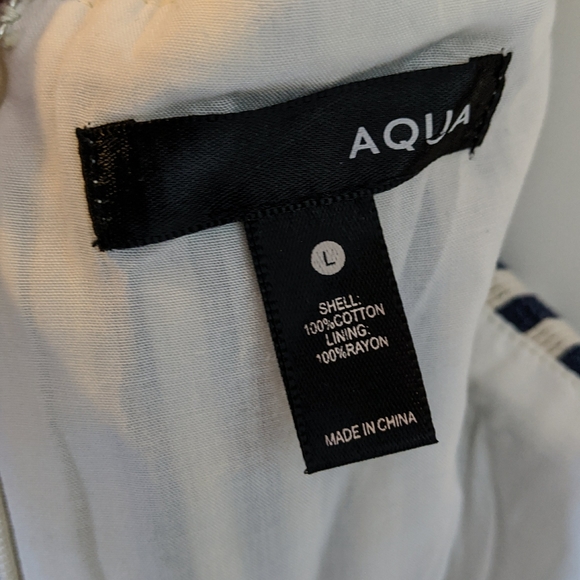 AQUA Bloomingdale's  romper striped off - Picture 5 of 8